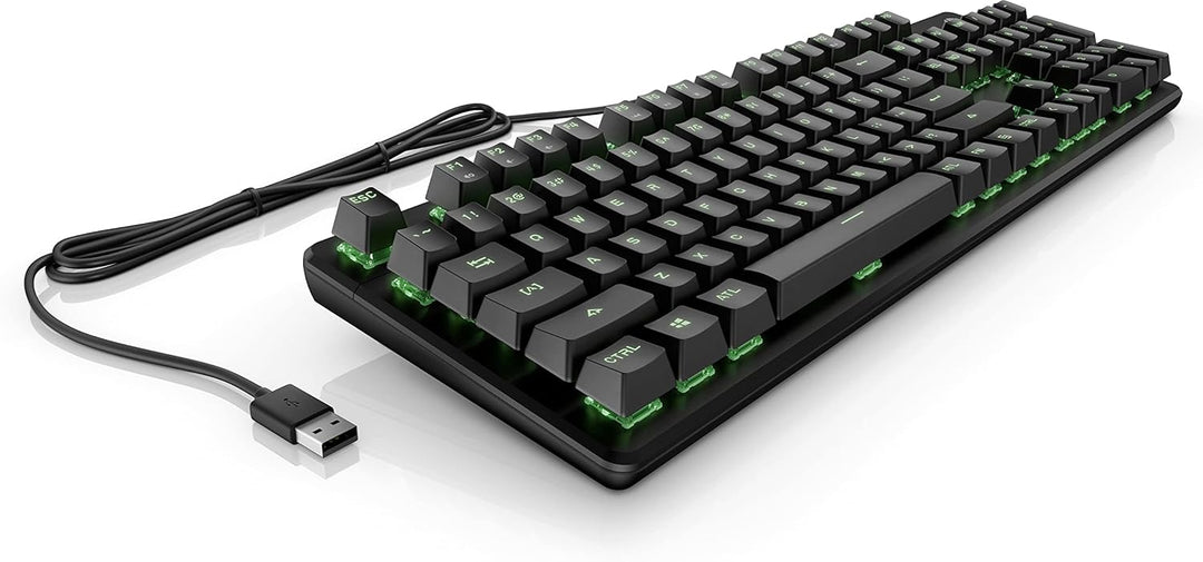 HP Pavilion Gaming Tastatur 500 (LED Beleuchtung, mechanische Red-Switches, QWERTY Keyboard Layout,