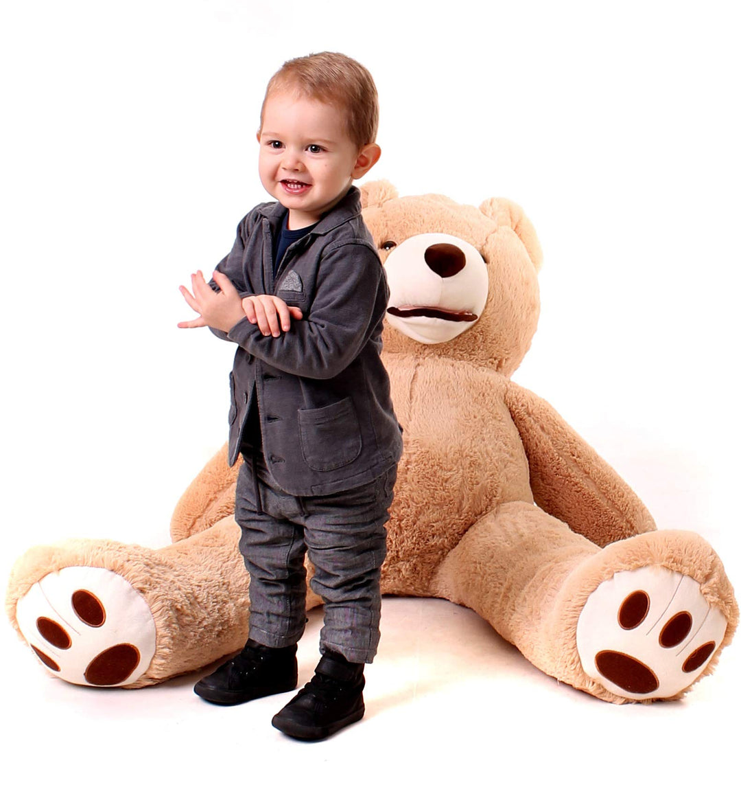 Teddybär Gross 100 cm - Baby Kuscheltiere Riesen Teddy - Kuscheltier Für Babys - Plüschtier Grosser