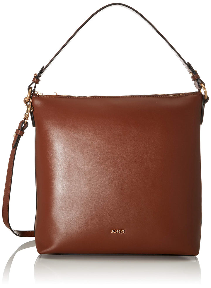 Joop! Nausica Estia Hobo Mvz Schultertasche Braun (Cappuccino), Braun (Cappuccino)