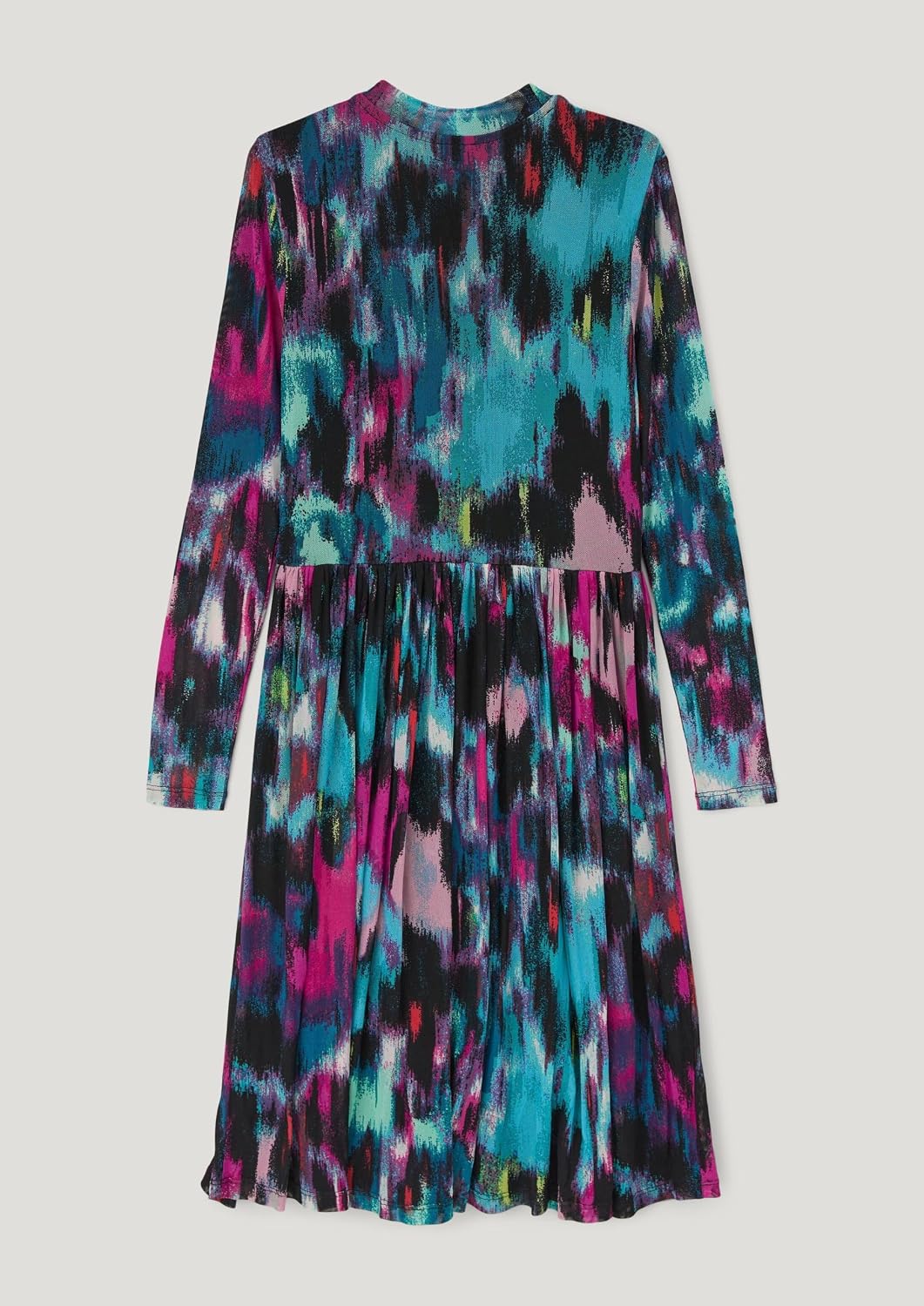 s.Oliver Volantkleid aus Mesh 164 99a1_schwarz, 164 99a1_schwarz