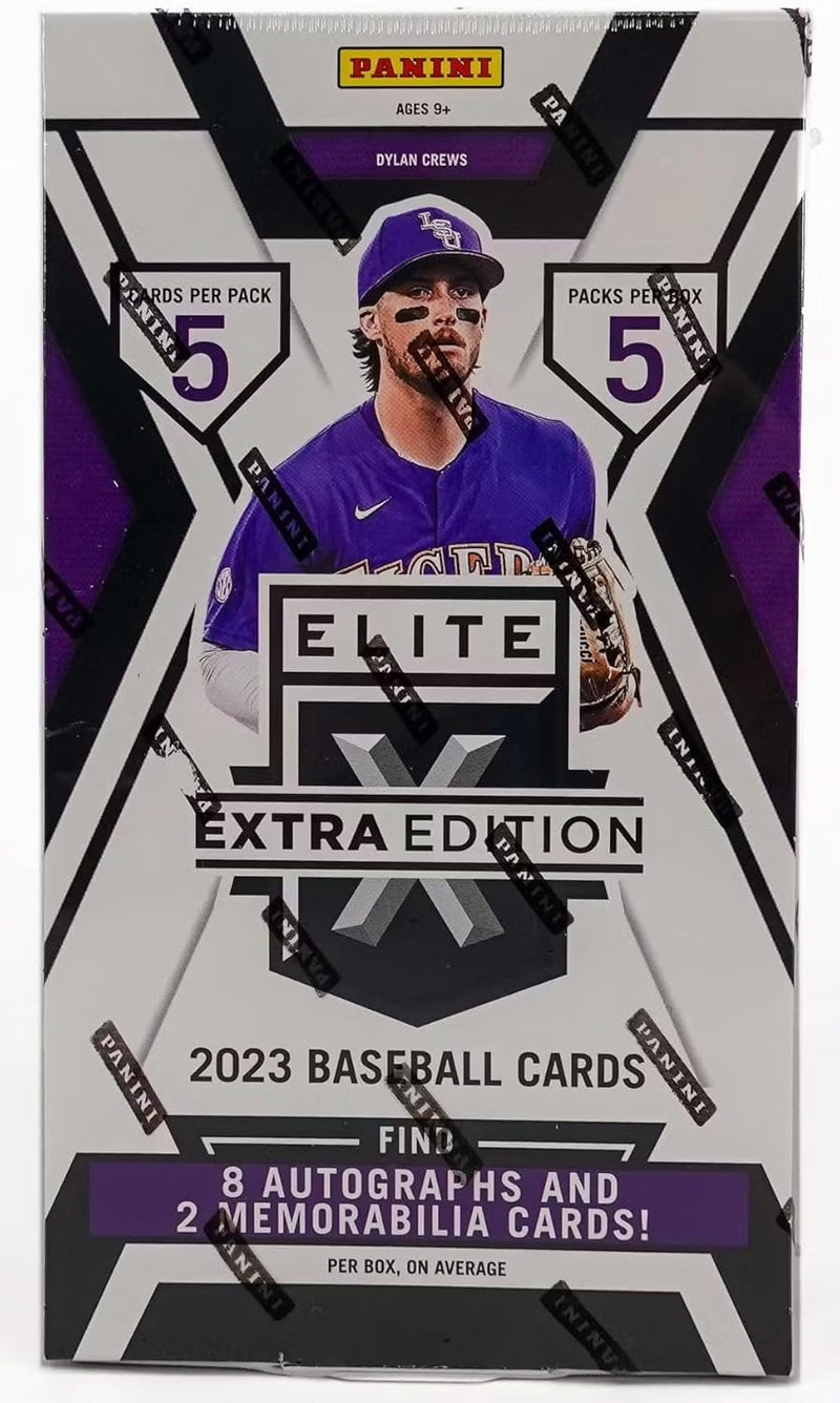 2023 Panini Elite, Extraausgabe, Baseball-Hobby-Sammelkartenbox