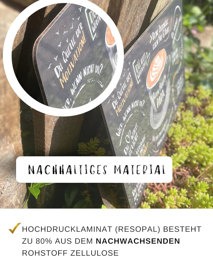 Geschenk für Eltern: Frühstücksbrettchen Set: GUTEN MORGEN, Geschenk für frischgebackene Eltern, Ges