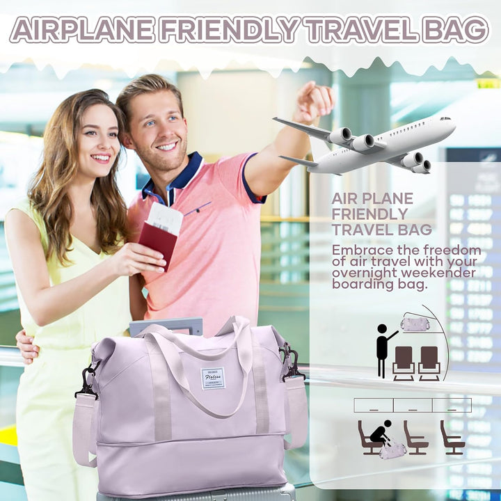 Reisetasche Damen Sporttasche 40x20x25 Ryanair Handgepäck Tasche Weekender Bag Schwimmtasche Wasserd
