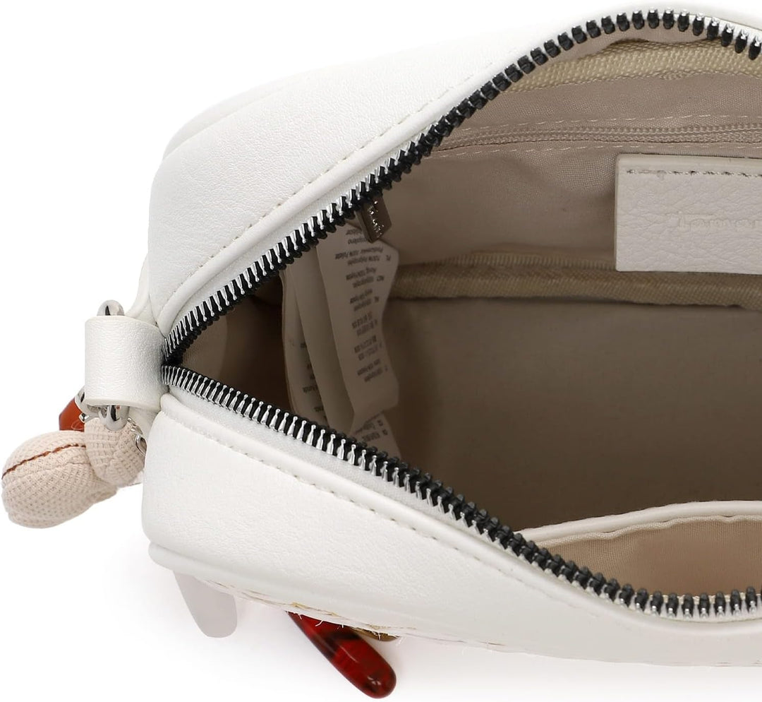 Tamaris Umhängetasche TAS Konstantina 34260 Damen Handtaschen Zweifarbig Weiss Einheitsgrösse, Weiss