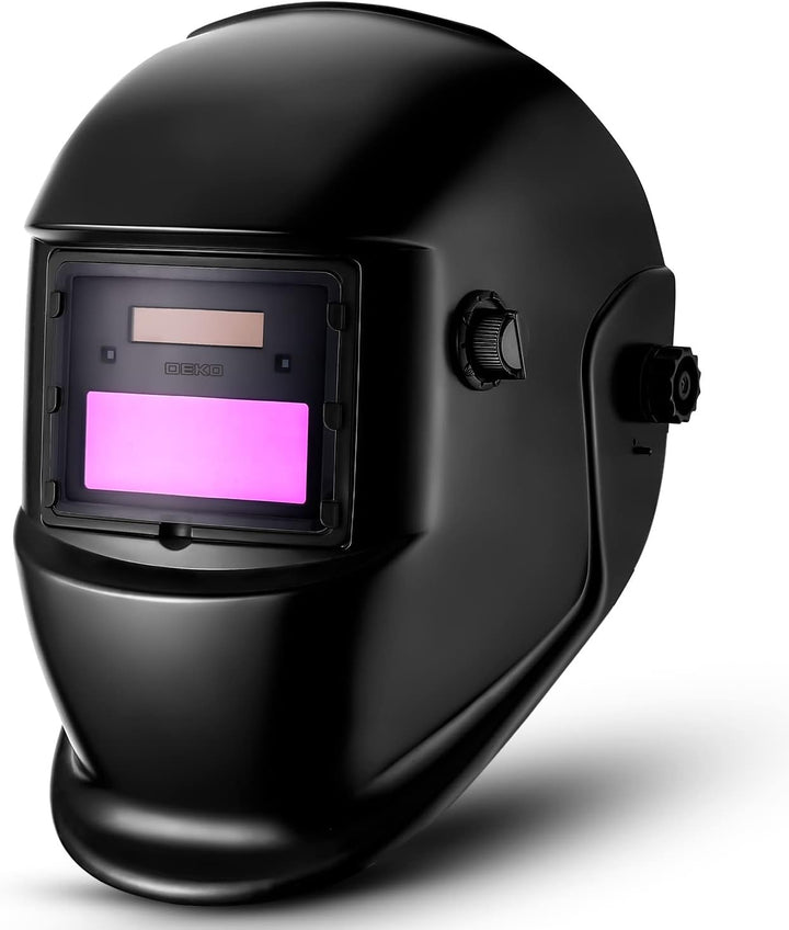 DEKOPRO Auto Verdunkelung Solar Schweisshelm ARC WIG MIG Schweisser Objektiv Schleifmaske New Black