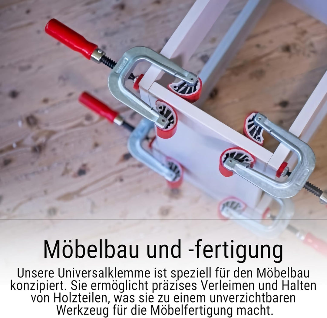 Uni-Zwinge Spannbereich 10-65 mm Ausladung 120 mm Klemmbereich 10-65mm Uni-zwinge, Klemmbereich 10-6