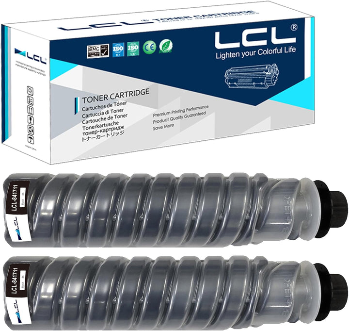 LCL Kompatibel Tonerkartusche 841711 841913 MP 301 SPF MP301E (2Schwarz) Ersatz für Ricoh MP 301SP 3