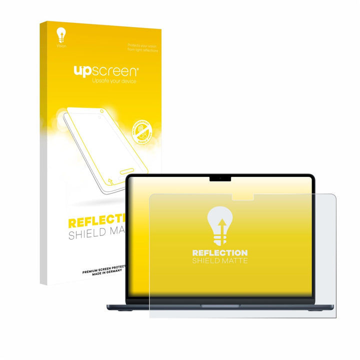 upscreen Entspiegelungs-Schutzfolie für Apple MacBook Air 13" M4 2025 / M5 2026 Displayschutz-Folie