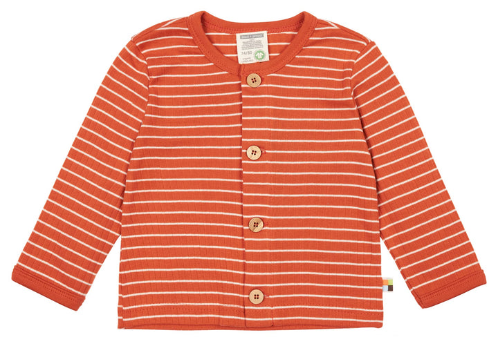 loud + proud Unisex Kinder Derby Rib, GOTS Zertifiziert Jacke 74-80 Cinamon, 74-80 Cinamon