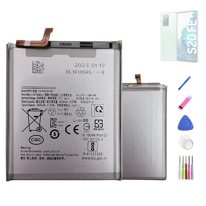 HIGHAKKU Ersatzakku kompatibel mit Samsung Galaxy A52 SM-A525 & A52 5G SM-A526 &Samsung Galaxy S20 F