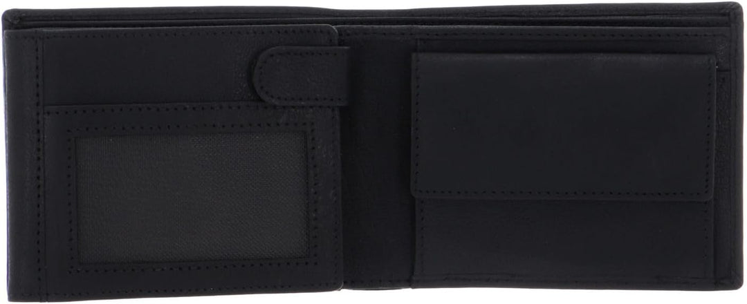 Jost Malmö Geldbörse 12 cm Schwarz, Schwarz