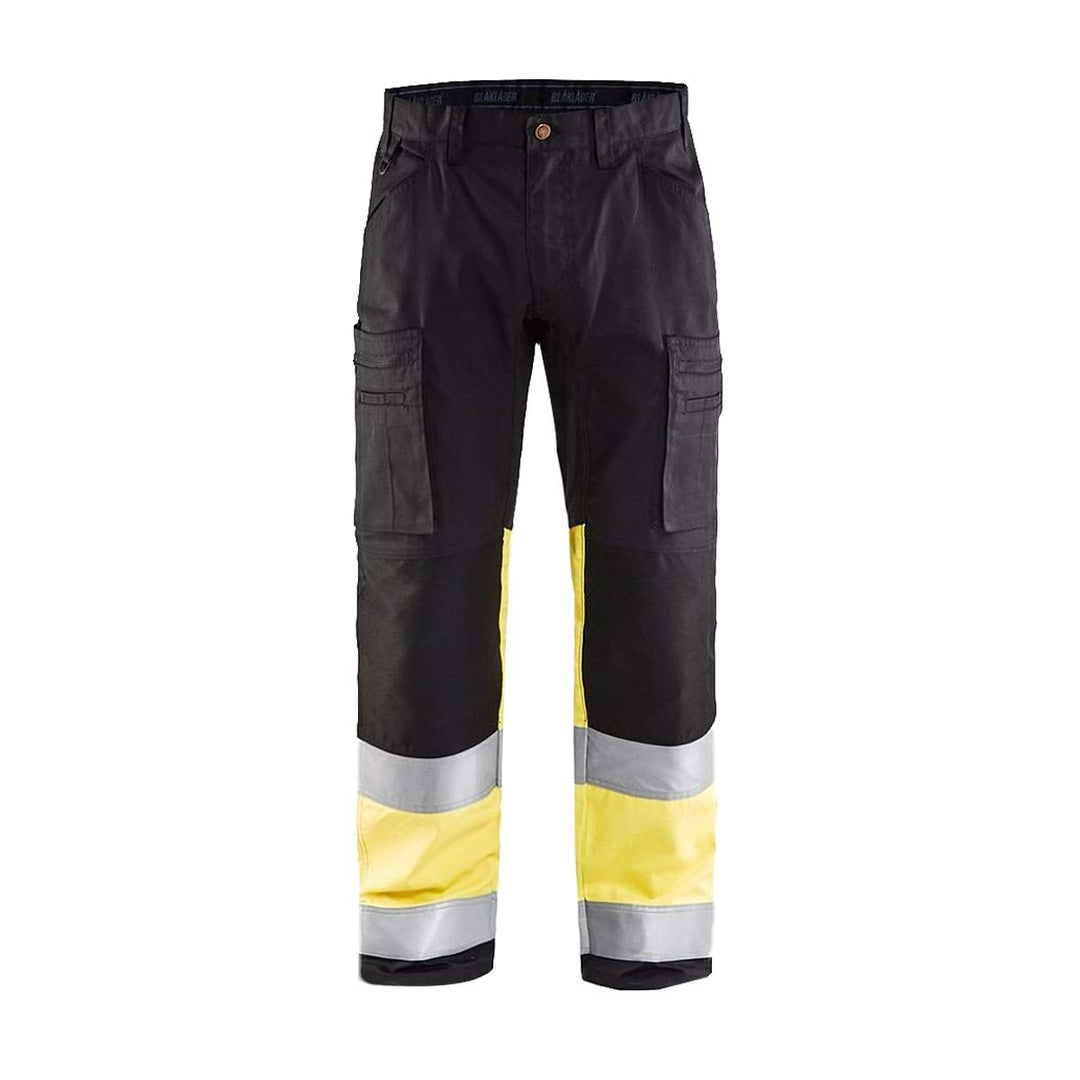 Blakläder 155118119933D124 Warn-Bundhose Grösse mit Stretch in schwarz/gelb, D124 D124 Black / Yello