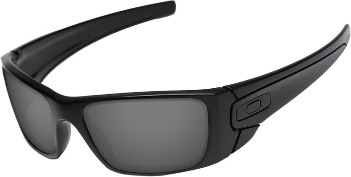 PapaViva Ersatzlinsen für for Oakley Fuel Cell OO9096 Pro+ Black Chrome Polarized - Ar Coated, Schwa