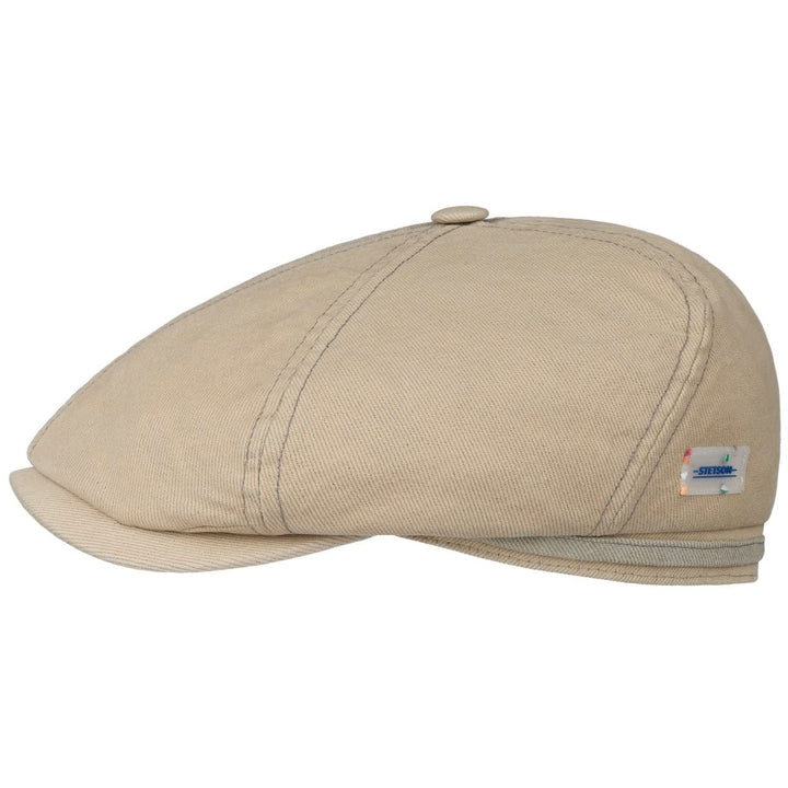 STETSON Herren Hatteras Tyrolean Loden Zeitungskappe 54-55 beige, 54-55 beige