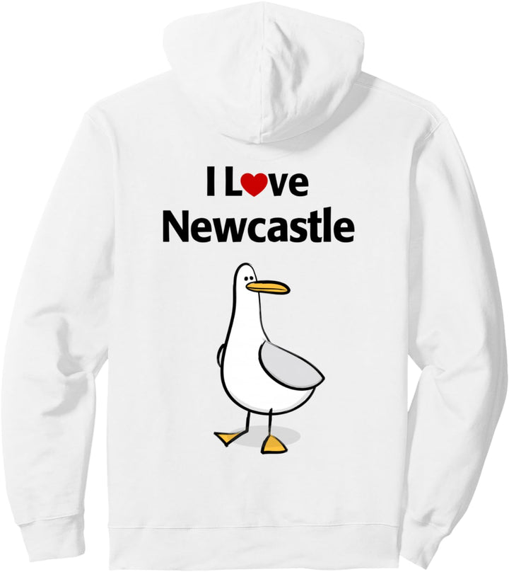 Ich liebe Newcastle Pullover Hoodie