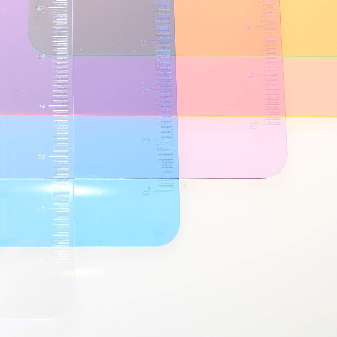 6er Klemmbrett A4 mit gummierter Metalklemme, Schreibbrett DIN A4 mit Aufhängeose, Pad Halter Clipbo