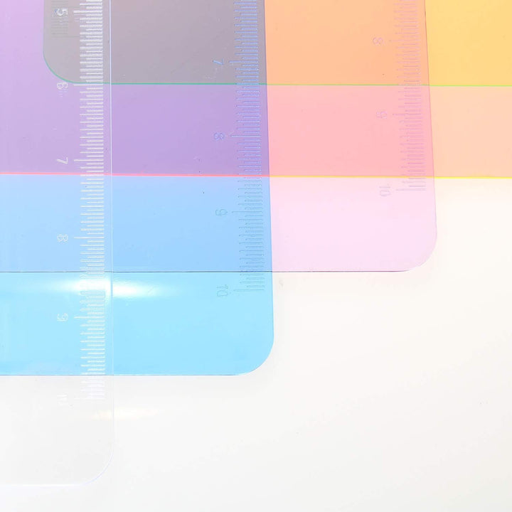 6er Klemmbrett A4 mit gummierter Metalklemme, Schreibbrett DIN A4 mit Aufhängeose, Pad Halter Clipbo