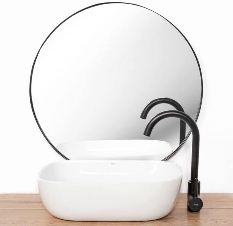 Rea Küchenarmatur TALISA BLACK HAUT Wasserhahn Küche aus Messing 360° Drehung Armatur Küchenspüle Mi