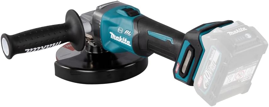 Makita GA035GZ Akku-Winkelschleifer 40V max. (ohne Akku, ohne Ladegerät), Petrol