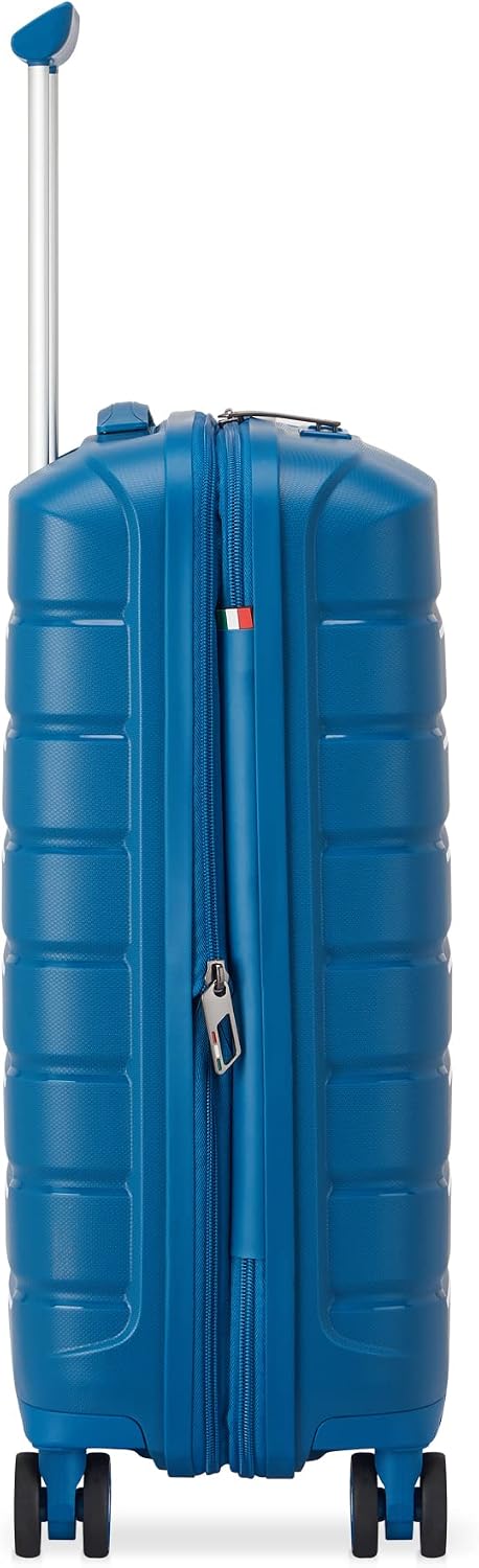 RONCATO B-FLYING Handgepäck Trolley - 4 Rollen, 55/20 erweiterbar, DENIM Öl 55 cm, Öl 55 cm