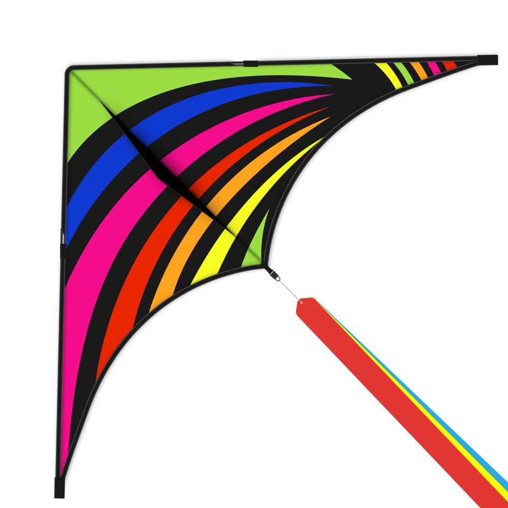 Mint's Colorful Life Delta Drachen Flugdrachen für Kinder und Erwachsene, extrem einfach zu Fliegend