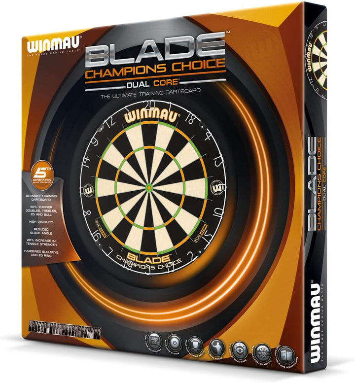 Winmau Champions Choice Blade 5 Dual Core Dartscheibe