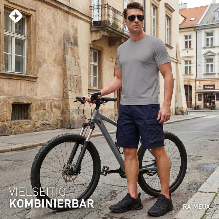 Höhenhorn Raimeux Herren Cargo Short Kurze Hose Arbeitshose Outdoor, Dunkelblau