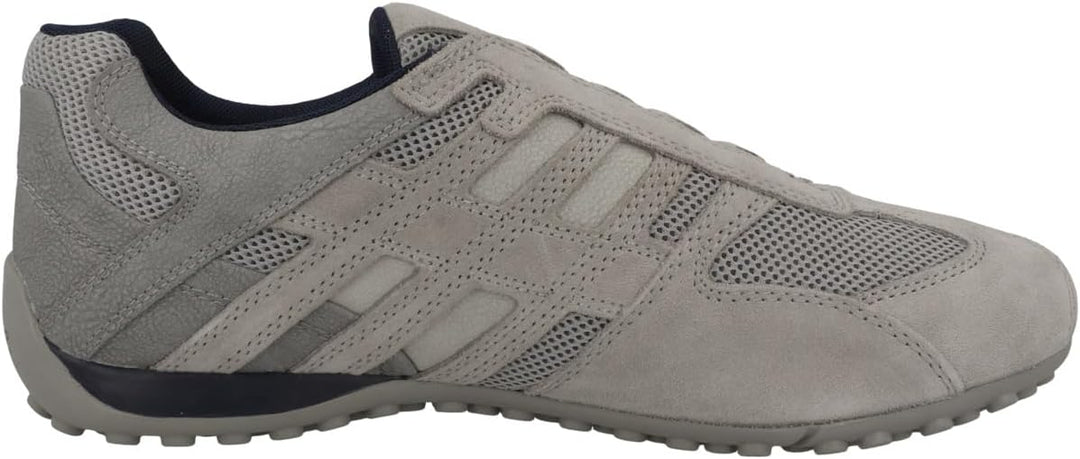 Geox Jungen Uomo Snake B Sneaker 41 EU Rock Lt Grey, 41 EU Rock Lt Grey