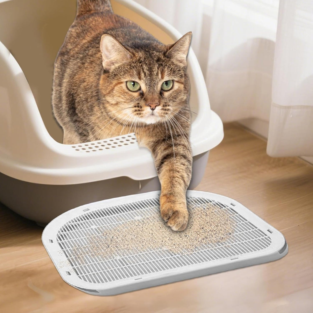 Katzenstreu Stufe, Tritt Mit Filterfunktion, Doppelschichtiger Leicht Zu Reinigender rutschfeste Fän