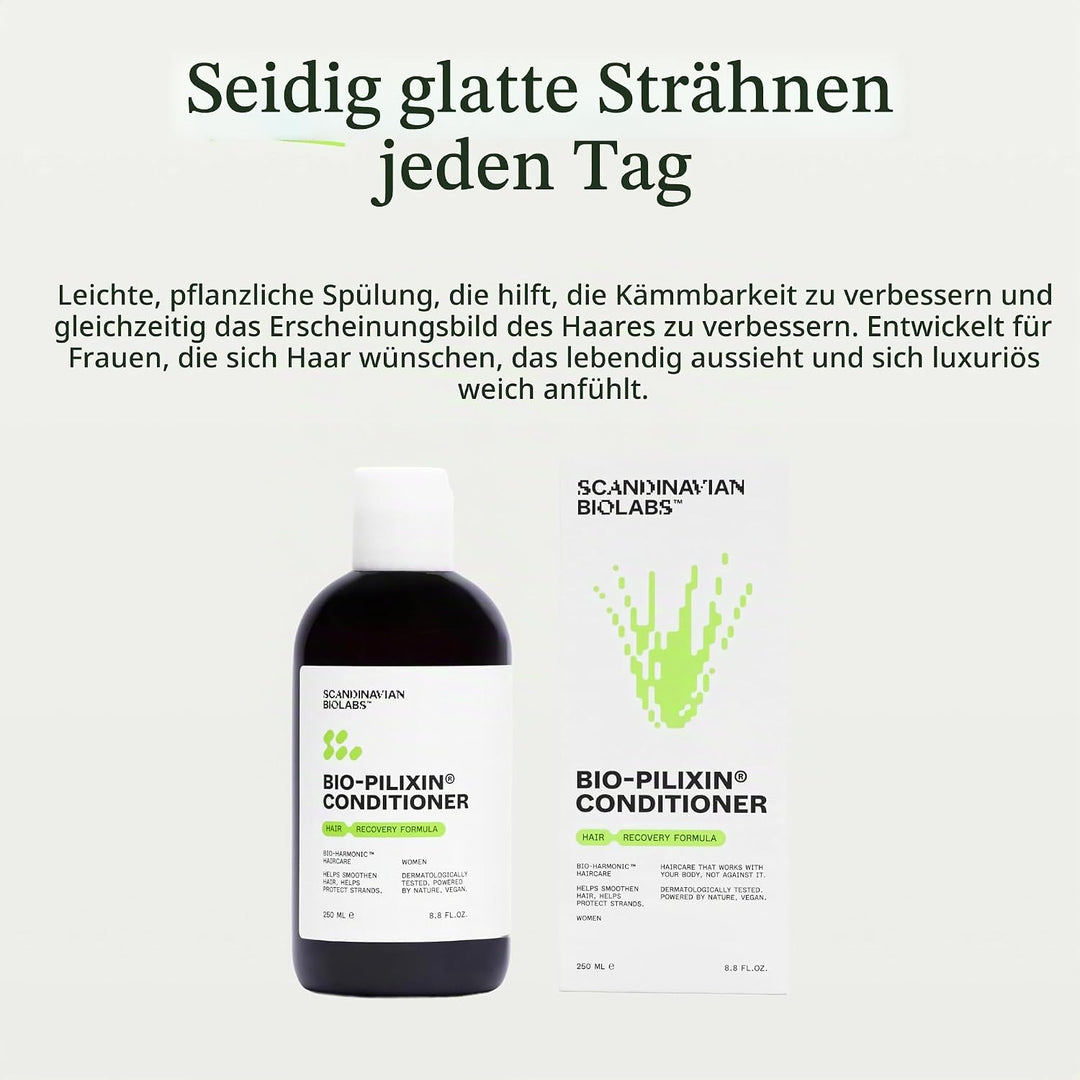Scandinavian Biolabs Hair Recovery Conditioner für Frauen | Komplett natürliches Haarwuchsmittel | S