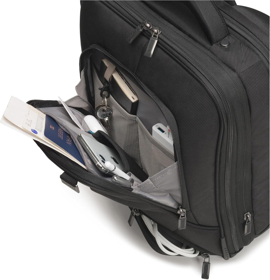 Dicota Eco Backpack PRO 12-14.1, Schwarz, 21 l
