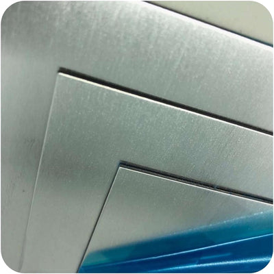 Edelstahlblech 0,5mm bis 3mm Bleche Platten Zuschnitte nach Auswahl 0.5mm Edelstahl 500mm x 1000mm (