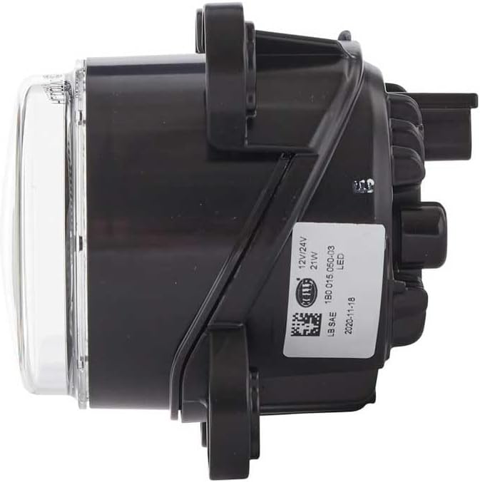 HELLA - LED-Hauptscheinwerfer - 90mm Essential R80 - 12V - rund - Einbau - Lichtscheibenfarbe: trans