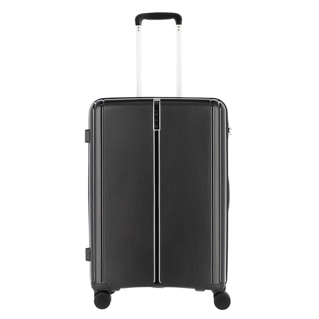 Travelite Vaka - 4-Rollen-Trolley 65 cm M black Schwarz, Schwarz