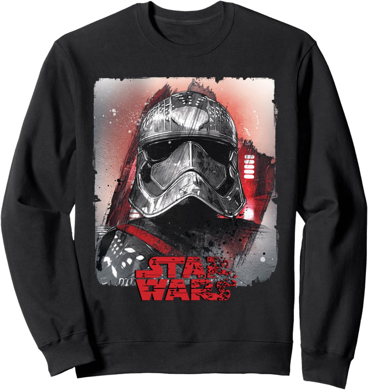 Star Wars The Last Jedi Dark Trooper Faded Poster Sweatshirt