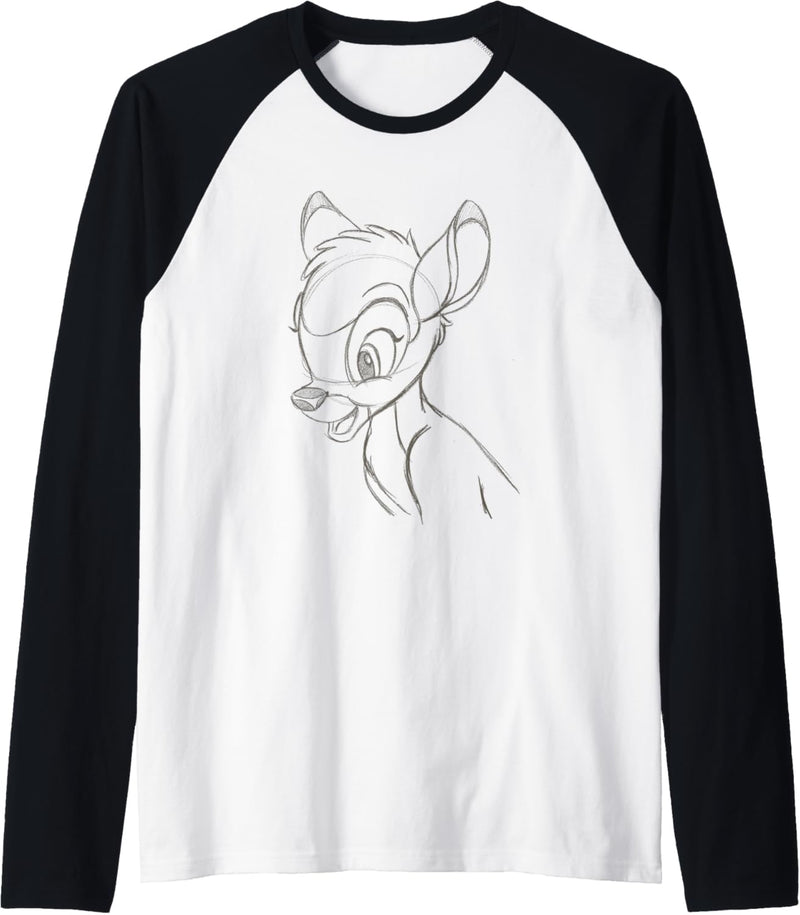 Disney Bambi Sketch Raglan