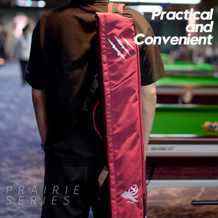 KONLLEN 3x4 4x5 Oxford Cloth Billard-Hüllen Prairie Pool Queue Case Tragetasche mit hoher Kapazität