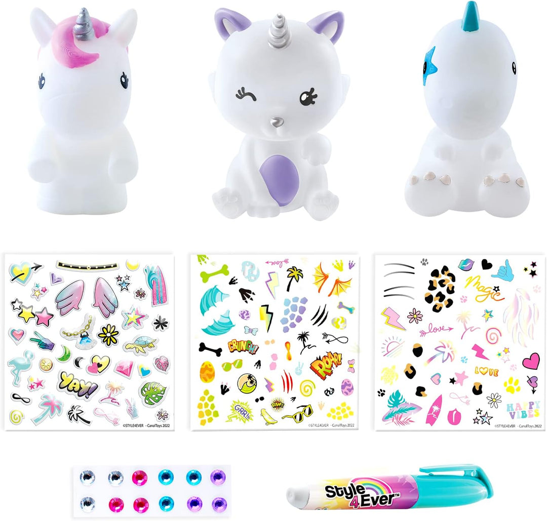 Canal Toys - Style 4 Ever - Mini Deco DIY 3er Pack - Ofg 245, bunt