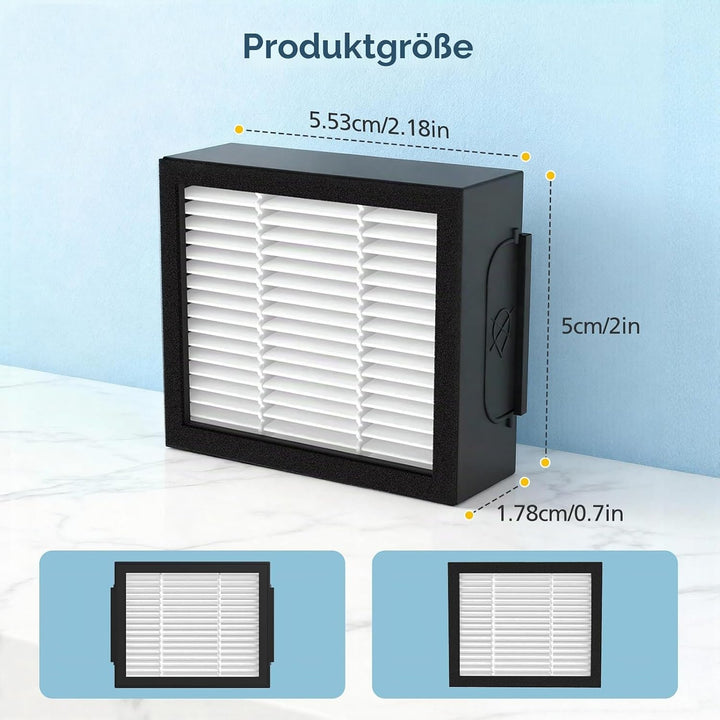 12pcs Ersatzfilter für iRobot Roomba e, i und j Serie i7 i7+ j7 j7+/Plus i3 i3+ i4 i4+ i6 i6+ i8 i8+