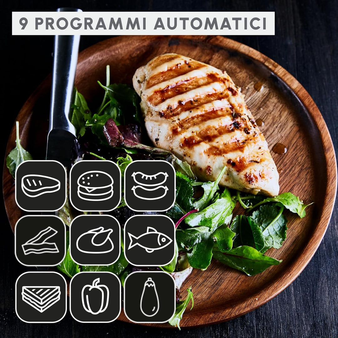 Moulinex Optigrill+ XL, Elektrogrill für den Innenbereich, ideal zum Kochen von Fleisch, Fisch und G