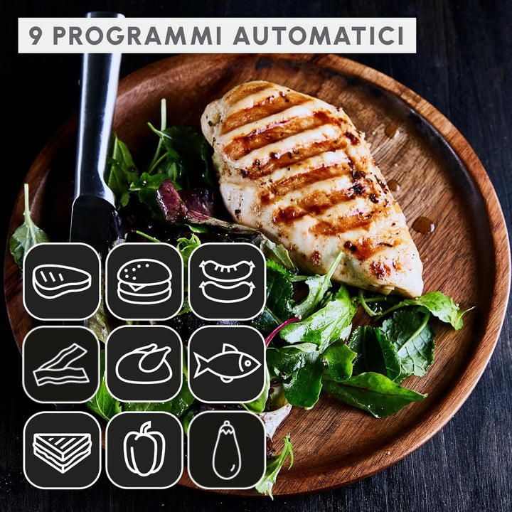 Moulinex Optigrill+ XL, Elektrogrill für den Innenbereich, ideal zum Kochen von Fleisch, Fisch und G
