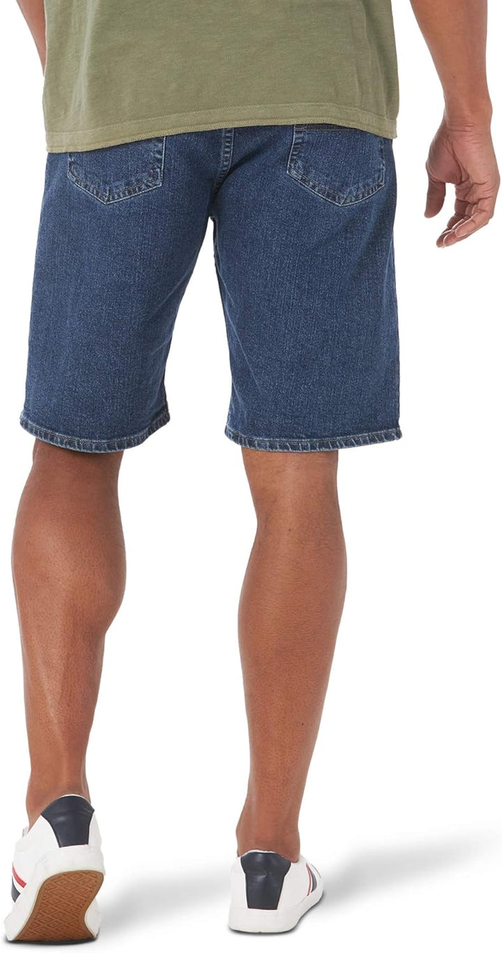 Wrangler Authentics Herren Comfort Flex Denim Shorts 48 Dark Stonewash, 48 Dark Stonewash