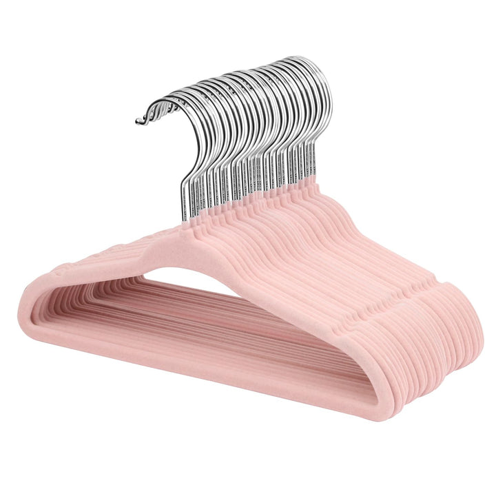 ManGotree Baby-Kleiderbügel aus Samt, Kleinkind-Kinderbügel mit Drehbarem Haken, Gekerbtes Schulter