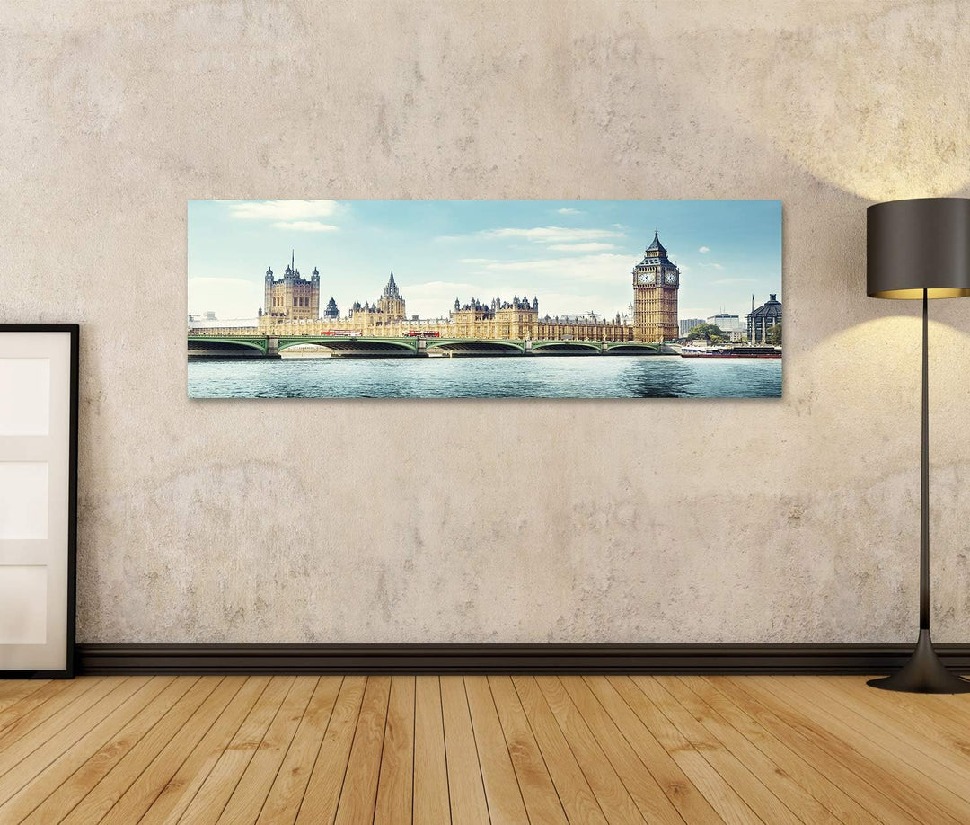 islandburner Bild auf Leinwand Big Ben An Einem Sonnigen Tag In London Bilder Wandbilder Poster Lein