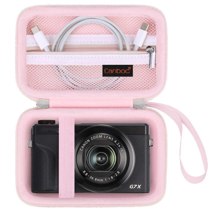 Canboc Tragetasche für Canon PowerShot G7 X Mark III / G7X Mark II Digital 4K Vlogging Kamera, SX740