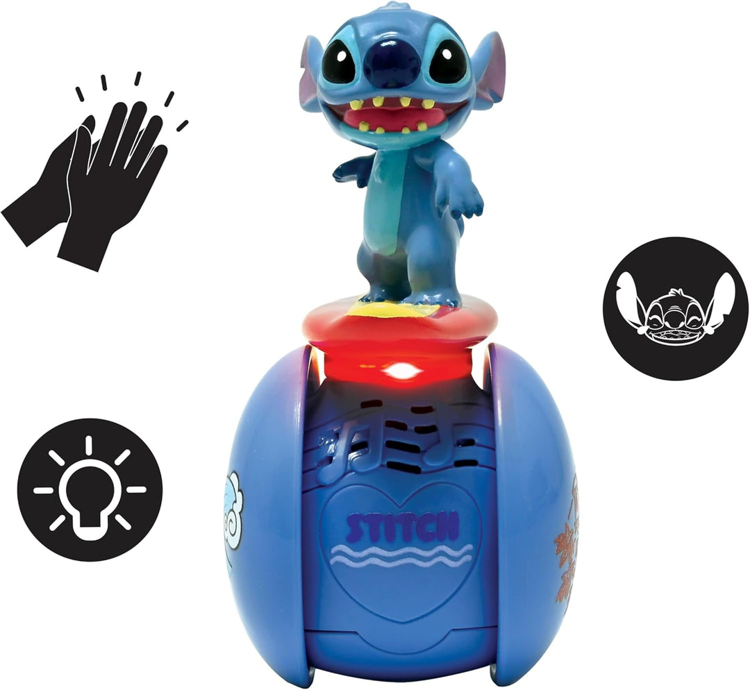 Lexibook, Disney Stitch, Der Interaktive Surfer-Roboter Stitch – Permanente Balance, Licht- und Soun