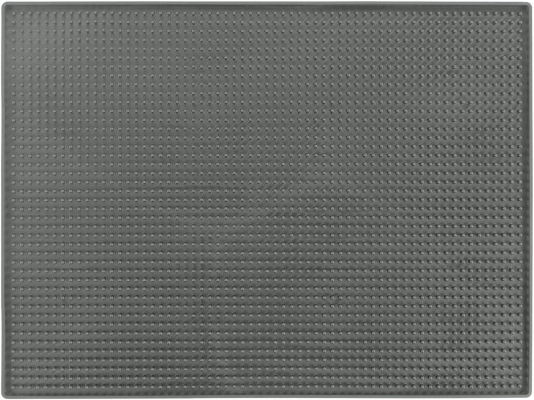 WENKO Geschirr-Abtropfmatte Maxi, extra grosse Gummimatte 40 x 30 cm, mit Noppenstruktur zum Abtropf