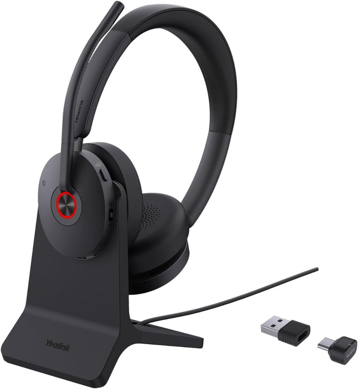 Yealink BH 74 Teams Headset inkl. Ladeständer – Bluetooth, Hybrid ANC, 32h Gesprächszeit, USB-C/A