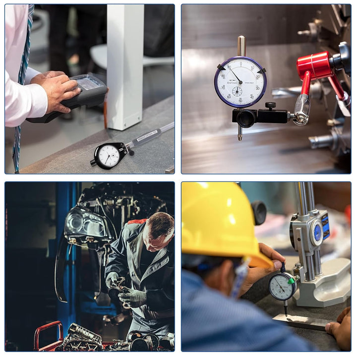 Innenmikrometer, Bohrungslehre Messuhr set 50-160mm Hohe Präzision 0,001mm Messuhr mit 12 Sonden, In