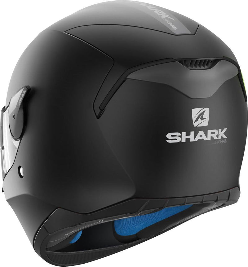 SHARK Motorradhelm Hark D-Skwal Blank Mat, Schwarz, Grösse XL